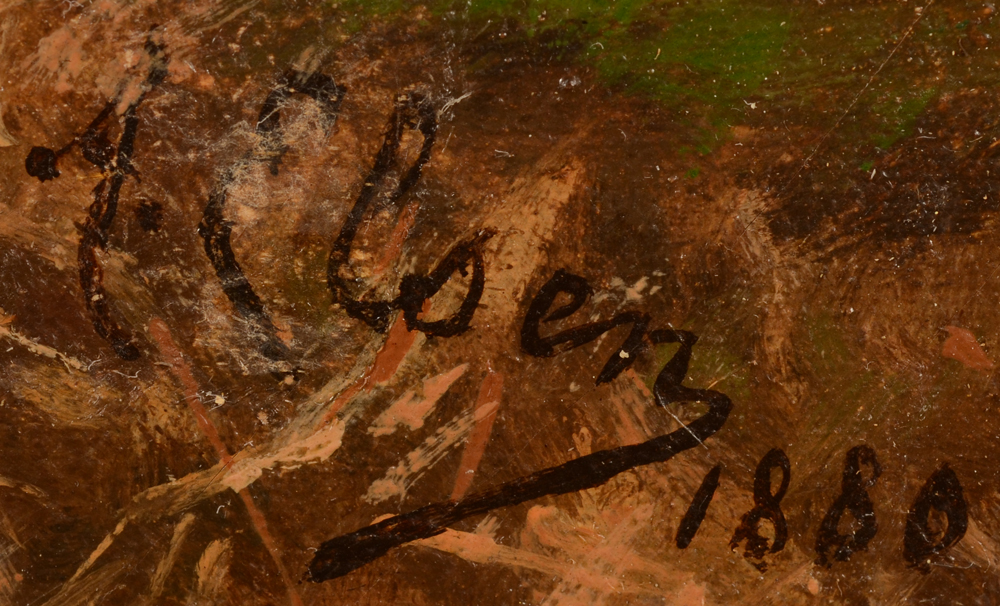 Alfred Elsen — signature of the artist and date, bottom right.