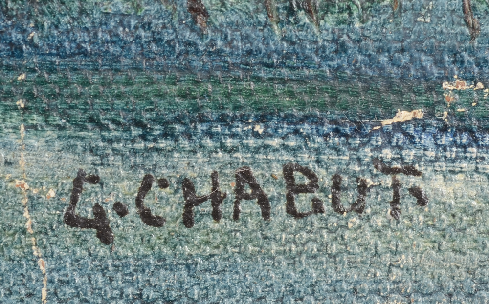 Georges Chabot — Signature of the artist, bottom right