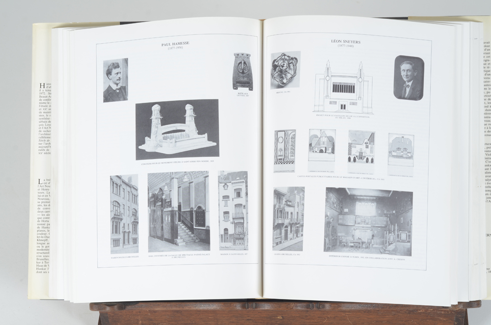 François Loyer, Paul Hankar - La Naissance de l'Art Nouveau - the most complete book on Hankar — the book also features work of followers of Hankar, like Sneyers or Hamesse