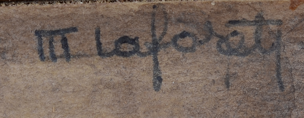 Marcel Laforêt — Signature of the artist, top right