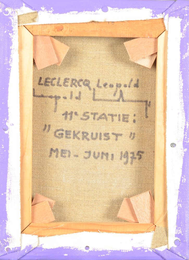 Léopold Leclercq The 14 stations of the cross, 1975 — Station 11: Back