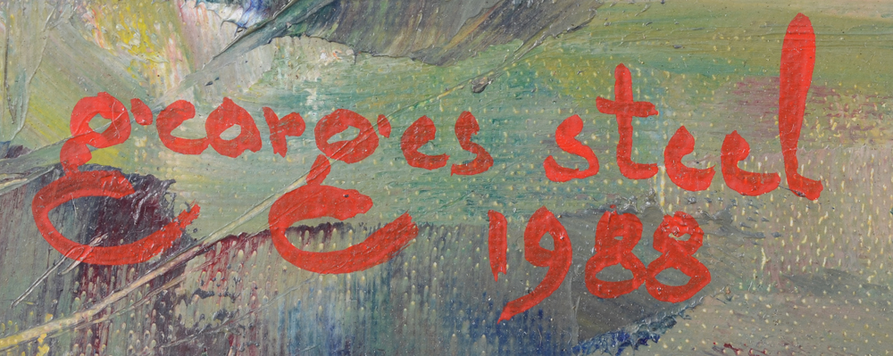 Georges Steel — Signature of the artist and date, bottom left