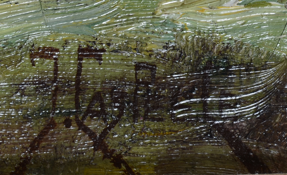 Joseph Roger Caspeele — Signature of the artist, bottom left