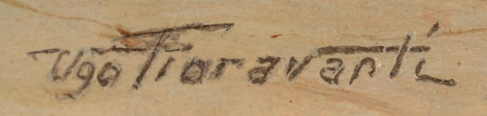 Ugo Fioravanti — signature of the artist, bottom right