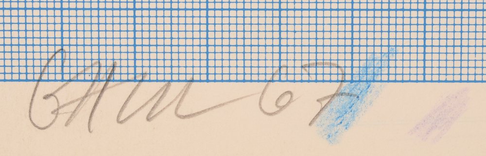 Winfred Gaul  — Signature of the artist and date, bottom left