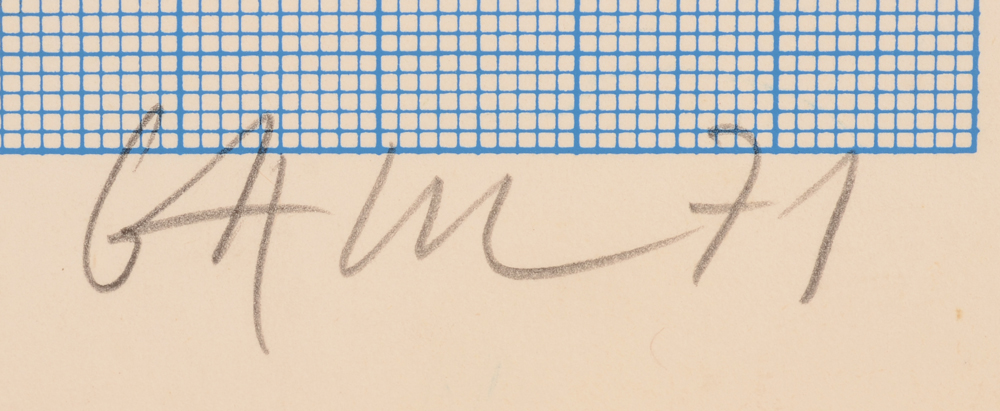 Winfred Gaul  — Signature of the artist and date, bottom right