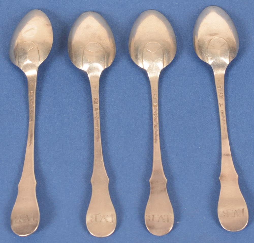 Johannes Franciscus Deprez  — Back of the set of&nbsp; small spoons