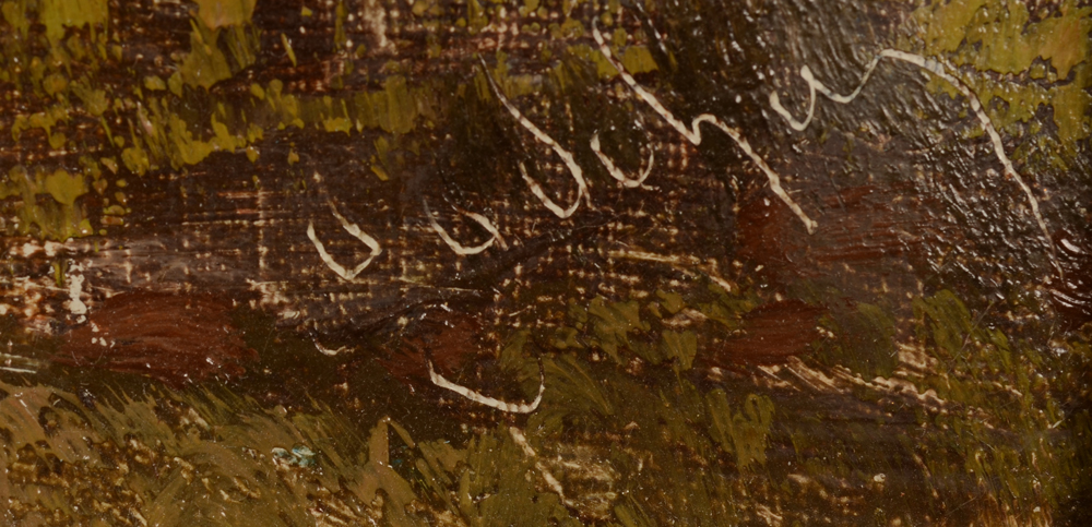 Emile Godchaux — <p>Typical - but hard to read - engraved signature of the artist</p>