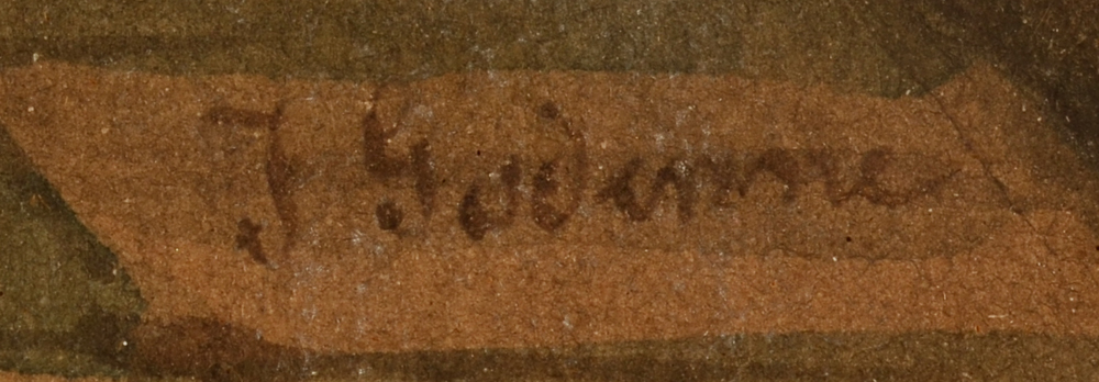 Jean Julien Godenne — Signature of the artist, bottom right