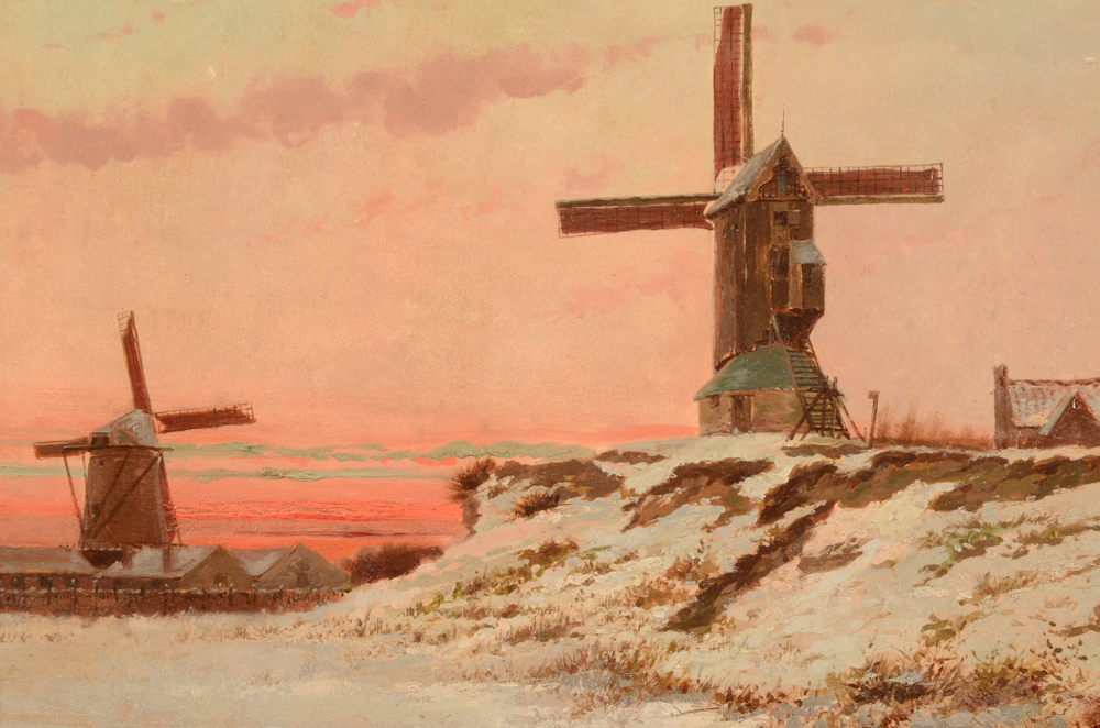 Edouard Govaere — Detail of the windmills
