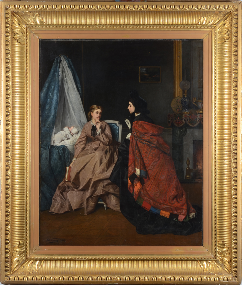 Jules Goupil — The painting in its original frame