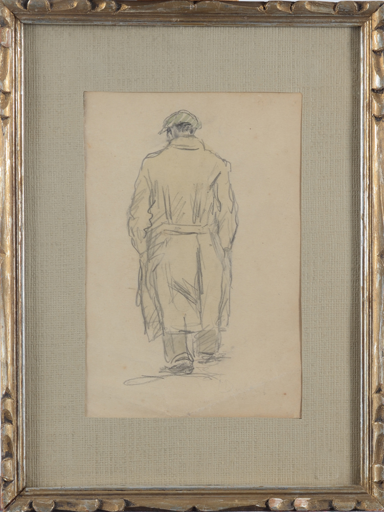 Maurice Dupuis — the drawing in its frame