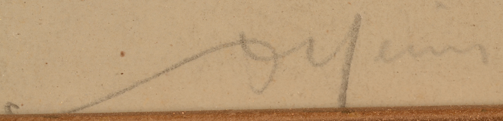 Armand Heins — Signature of the artist, bottom right