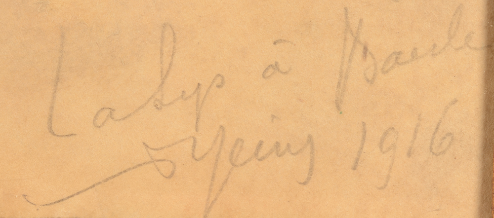 Armand Heins — Signature of the artist, date and localisation bottom right