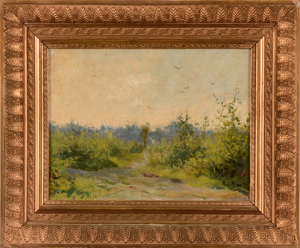 Richard Heintz forest clearing — with its frame
