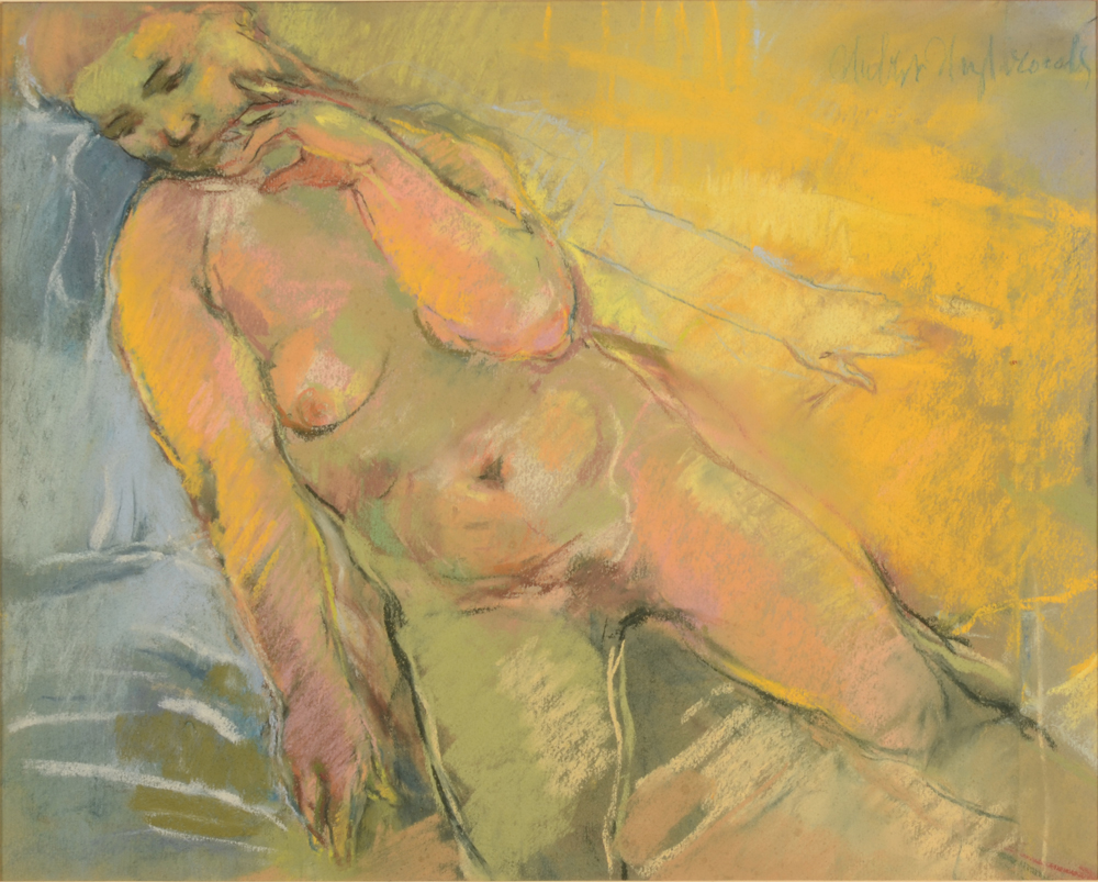 Hubert Heylbroeck Nude — pastel sur papier