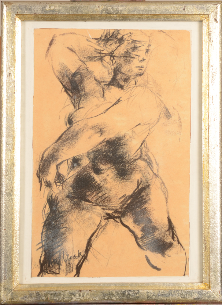 Hubert Heylbroeck posing nude — dans son cadre
