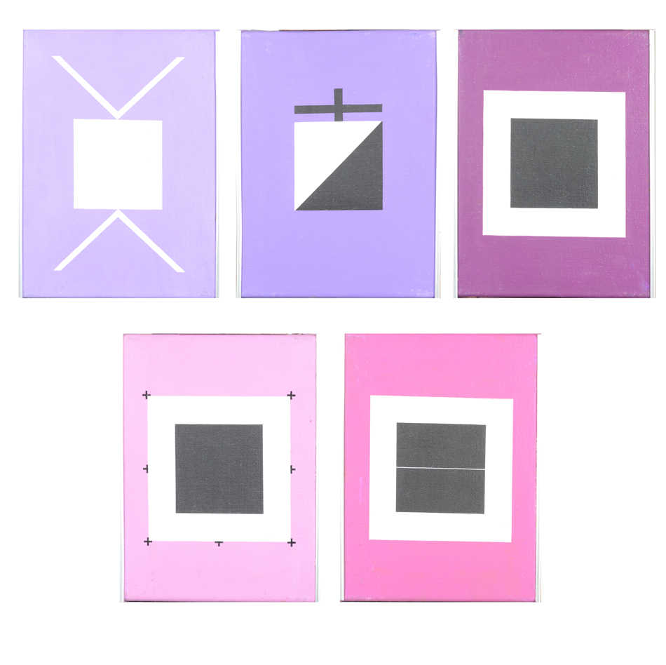 Léopold Leclercq The 14 stations of the cross, 1975 (10-14) — Stations 10 to 14