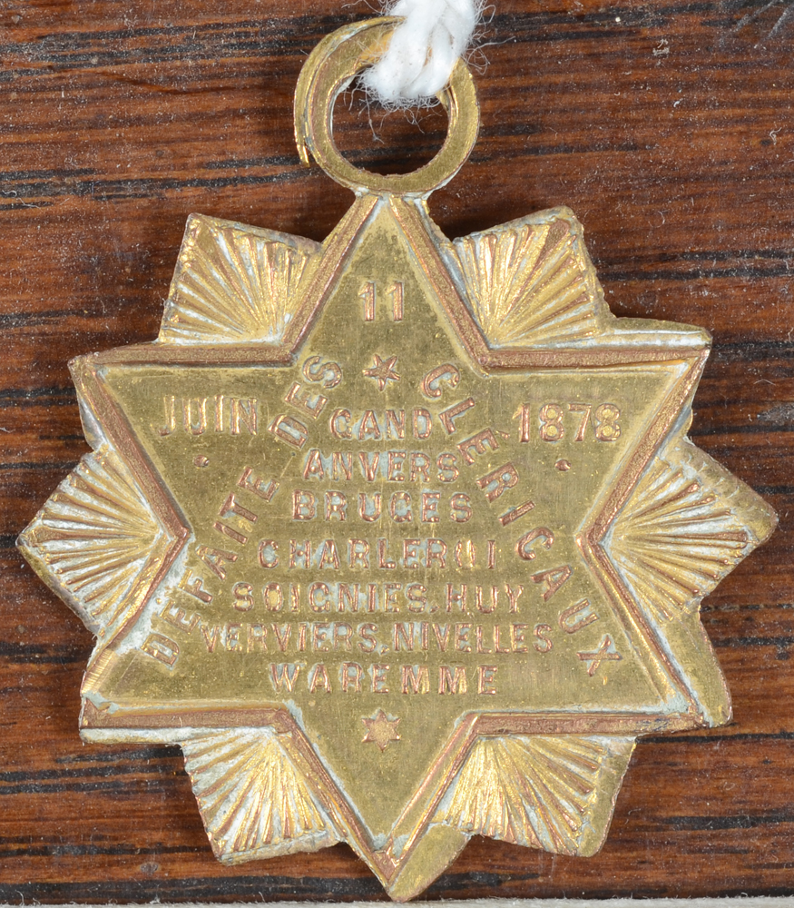 Electoral souvenir 1878 — the other side of this rare medallion