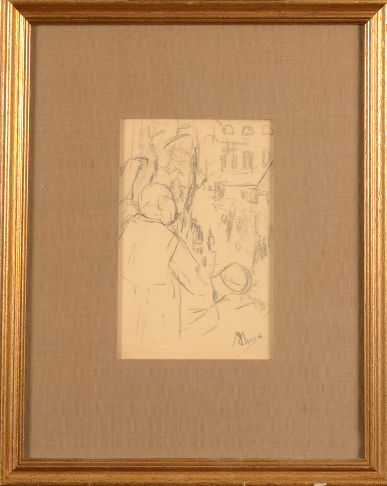 Modest Huys — The drawing in its frame