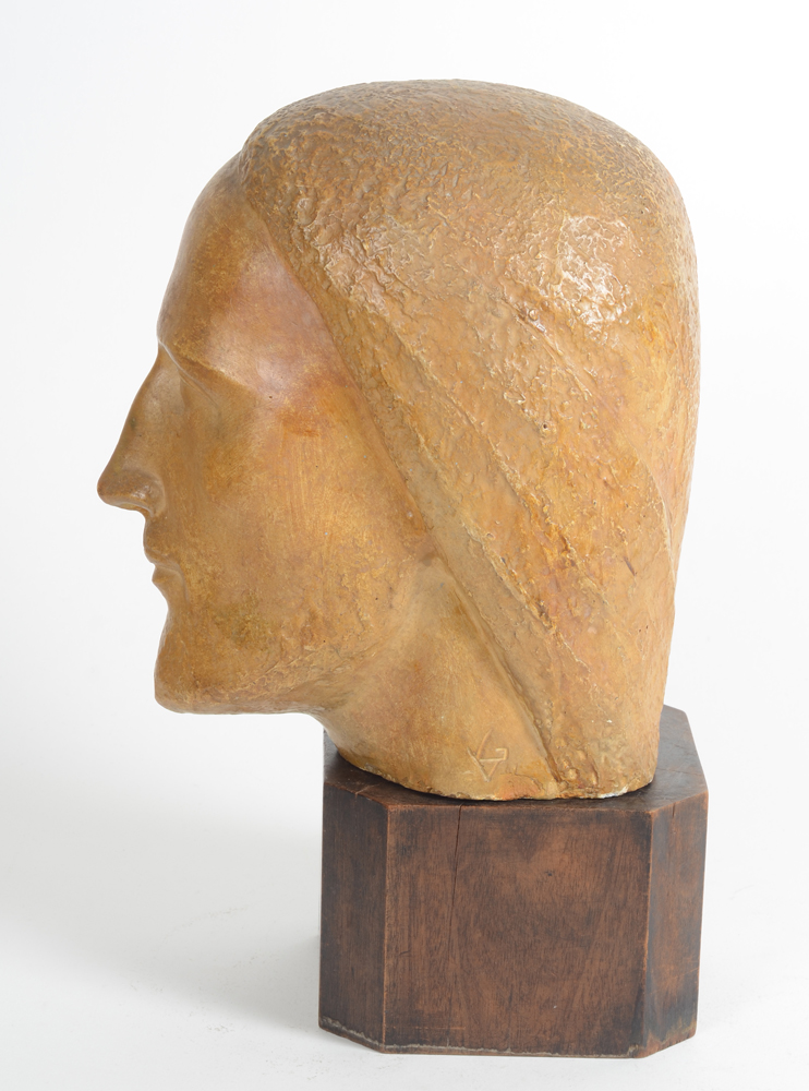 Geo Vindevogel The head of Christ (head of a man) 1941 — Profile view