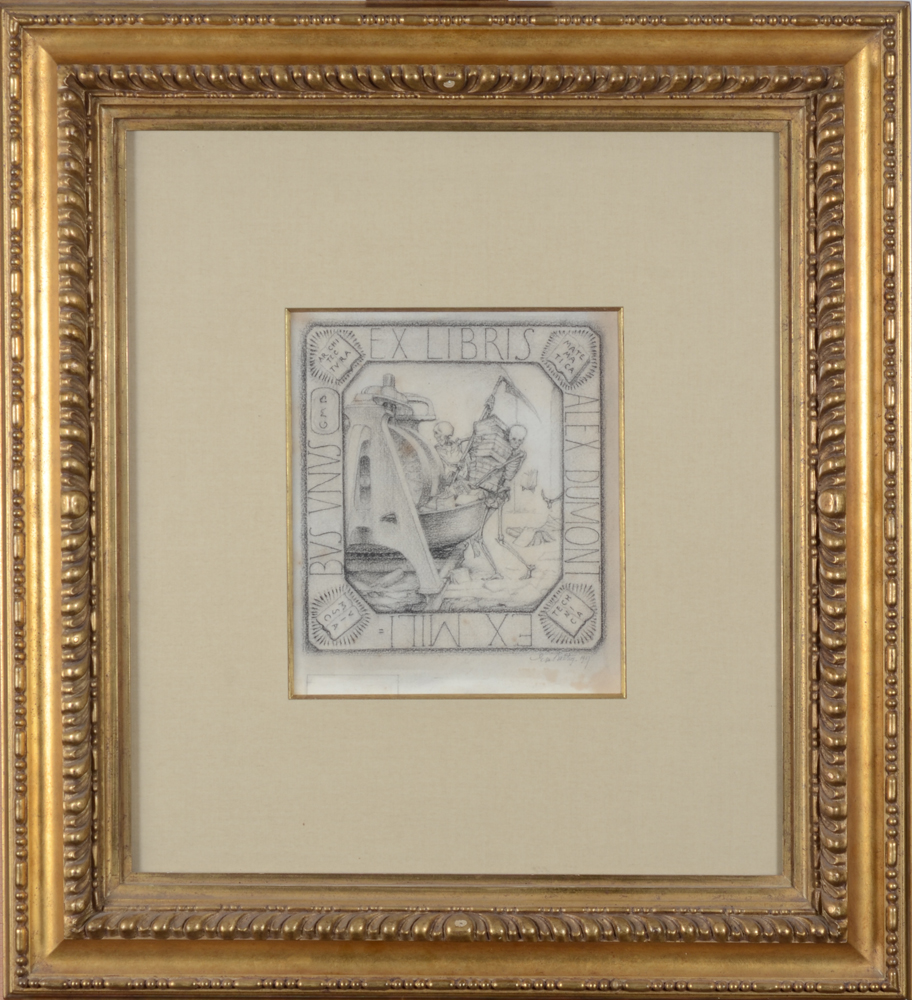 Georges-Marie Baltus — the drawing in its modern frame