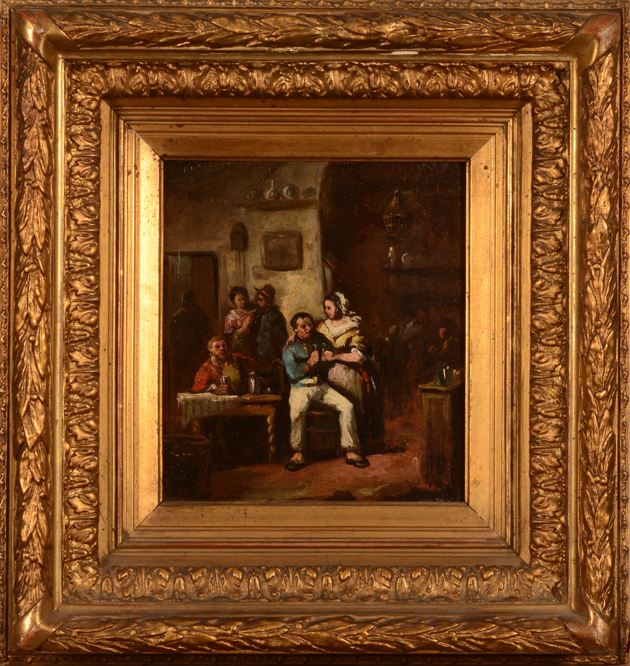 Josse Impens — the painting with its 19th century frame