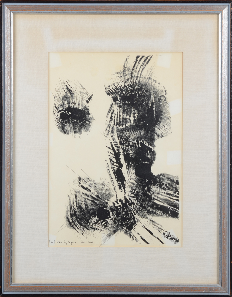 Paul Van Gysegem — The drawing in its frame
