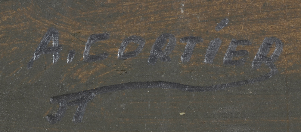 Amédée Cortier — Signature of the artist and date in pencil, top right