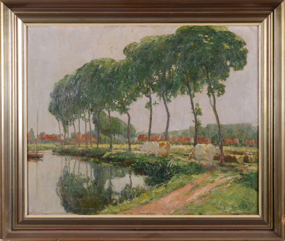 Piet Gillis — the painting in its frame