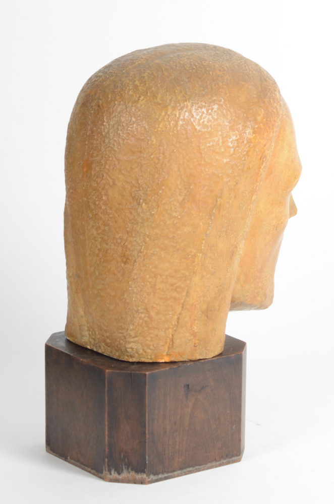 Geo Vindevogel The head of Christ (head of a man) 1941 — Back of the head