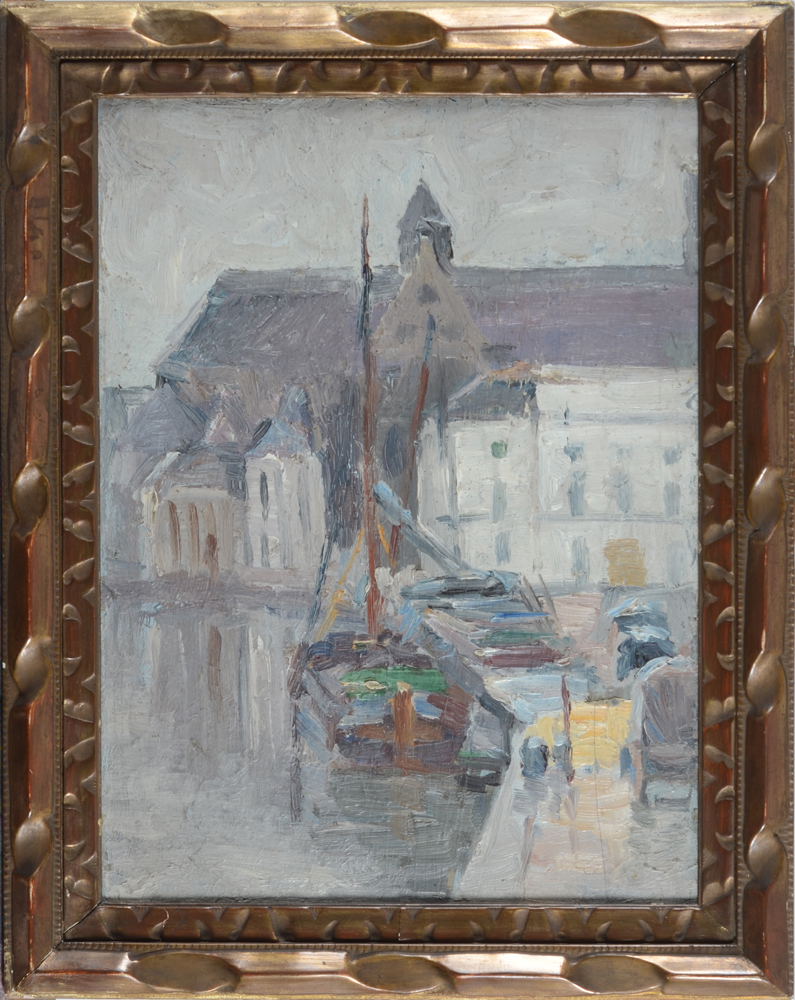 Georges Buysse — The painting in its original frame