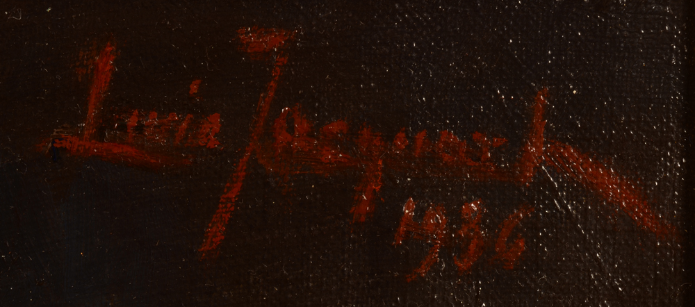 Lucie Jacquart  — Signature of the artist and date bottom right