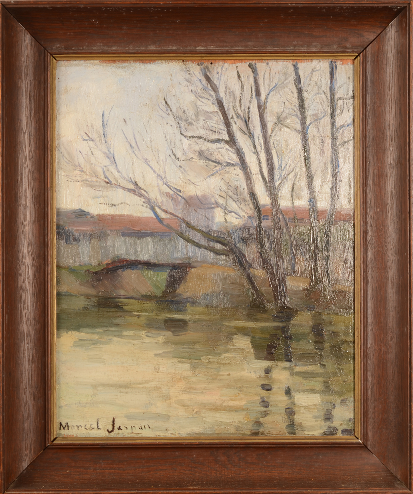 Marcel Jaspar — The painting in its frame