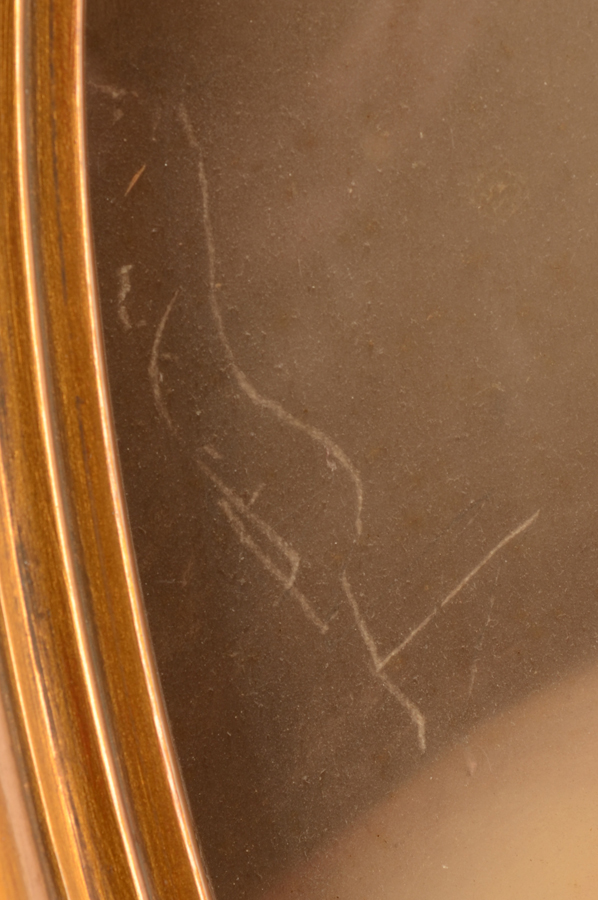 Aline Jauzion — Detail of scratches to the surface to the left