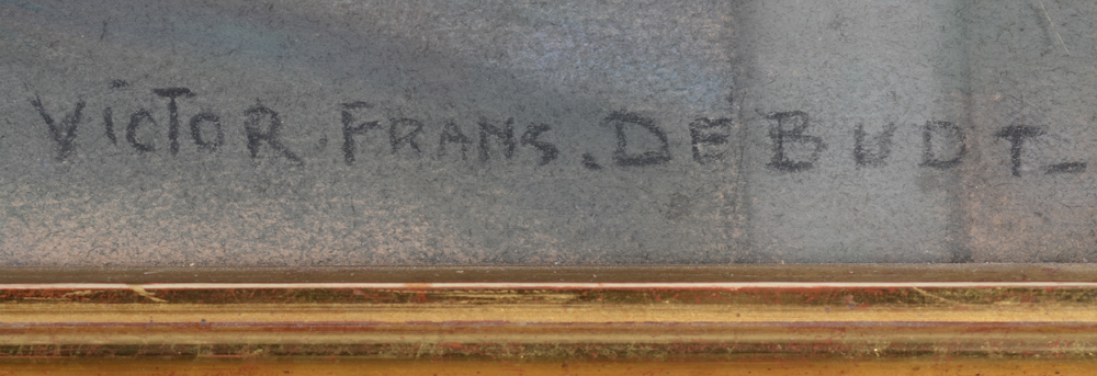 Victor Frans De Budt — Signature of the artist bottom right