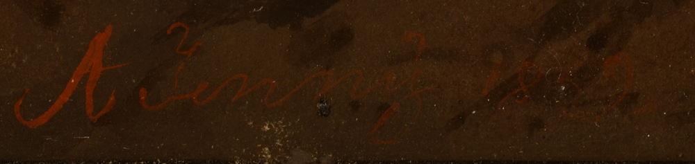 Arnold Jenny — Signature of the artist and date, bottom left
