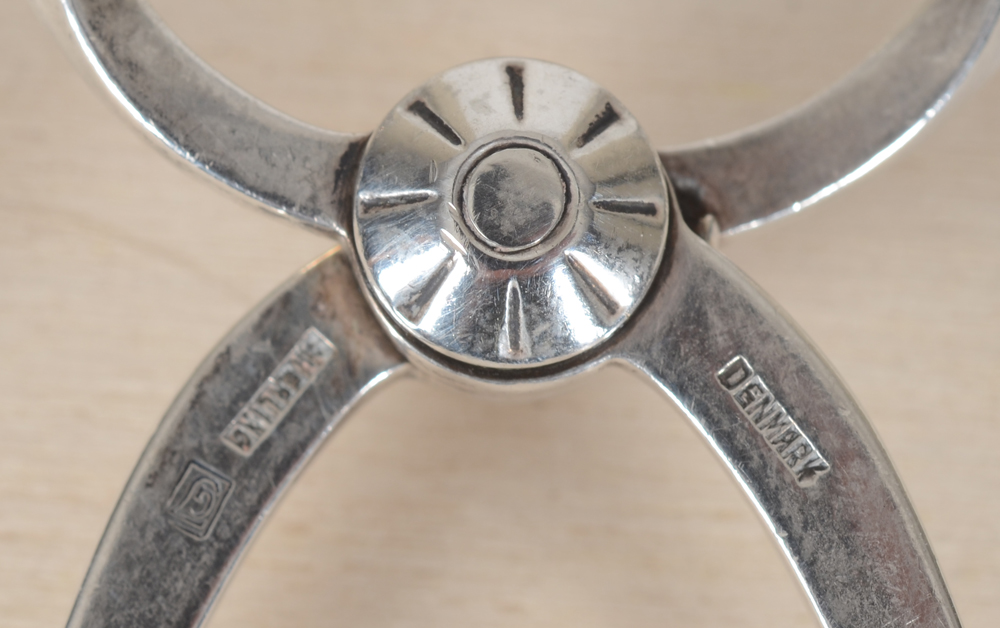 Georg Jensen — Marks on the side
