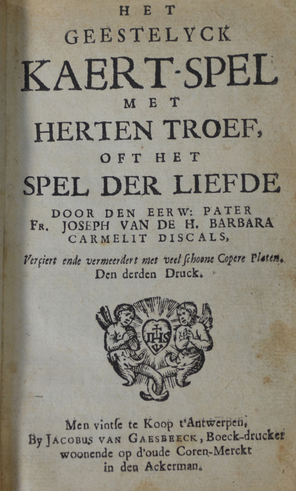 Fr. Joseph van de H. Barbara — title page