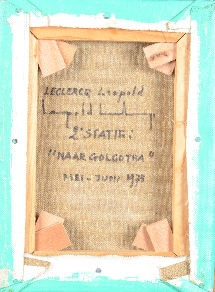 Léopold Leclercq The 14 stations of the cross, 1975 — Station 2: back