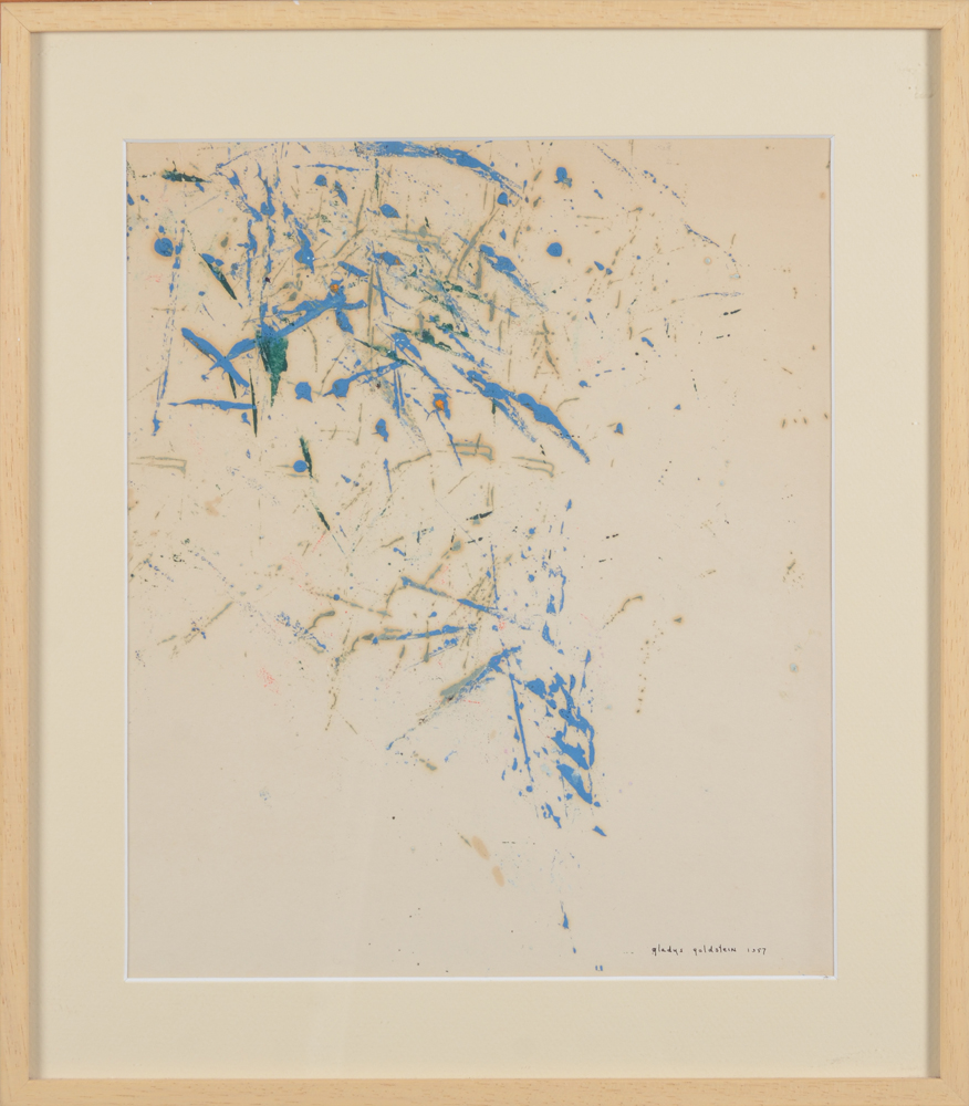 Gladys Goldstein — The painting in its modern frame by Eric Van Meenen