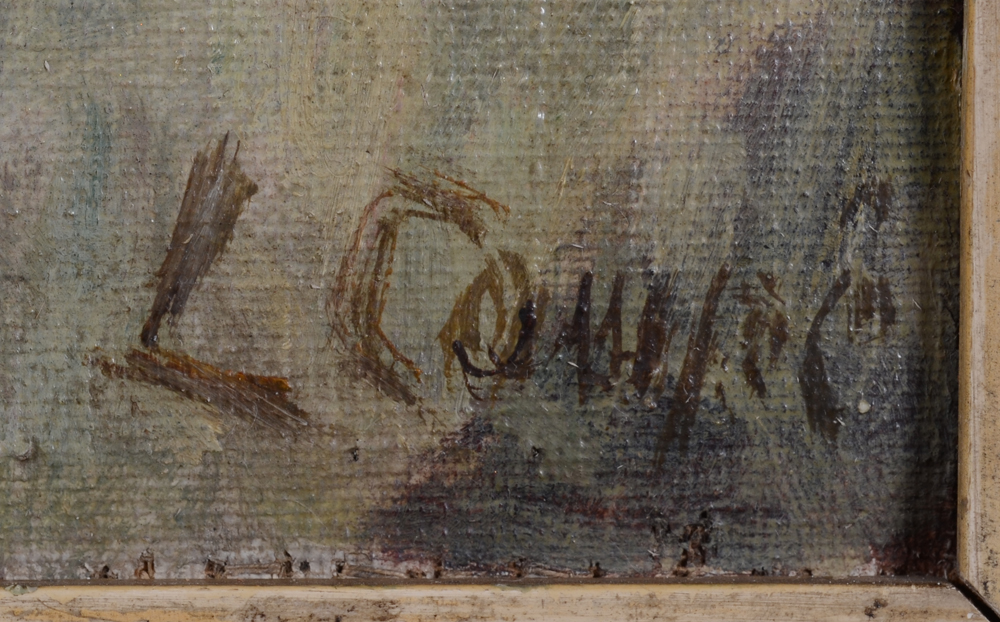 Louise Coupé — Signature of the artist bottom right