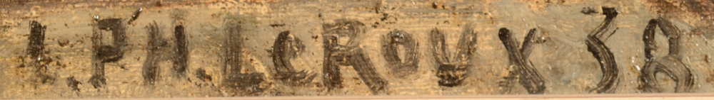 Henri Le Roux  — Signature of the artist and date, bottom right