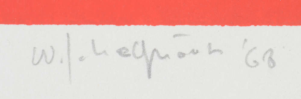 Walter Schelfhout — Signature of the artist in pencil and date, bottom right