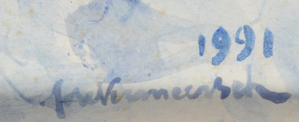José Vermeersch  — Signature by the artist and date, bottom right