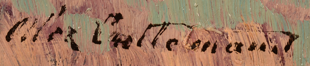 Alex Lallemand Birch trees — Signature