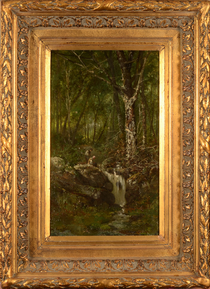 Henri Langerock — The painting in its 19th century frame