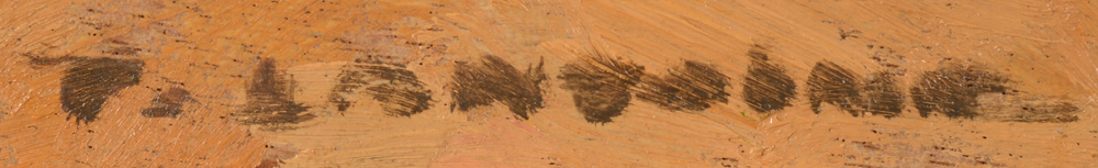 Fernand Lantoine — Signature of the artist, bottom left