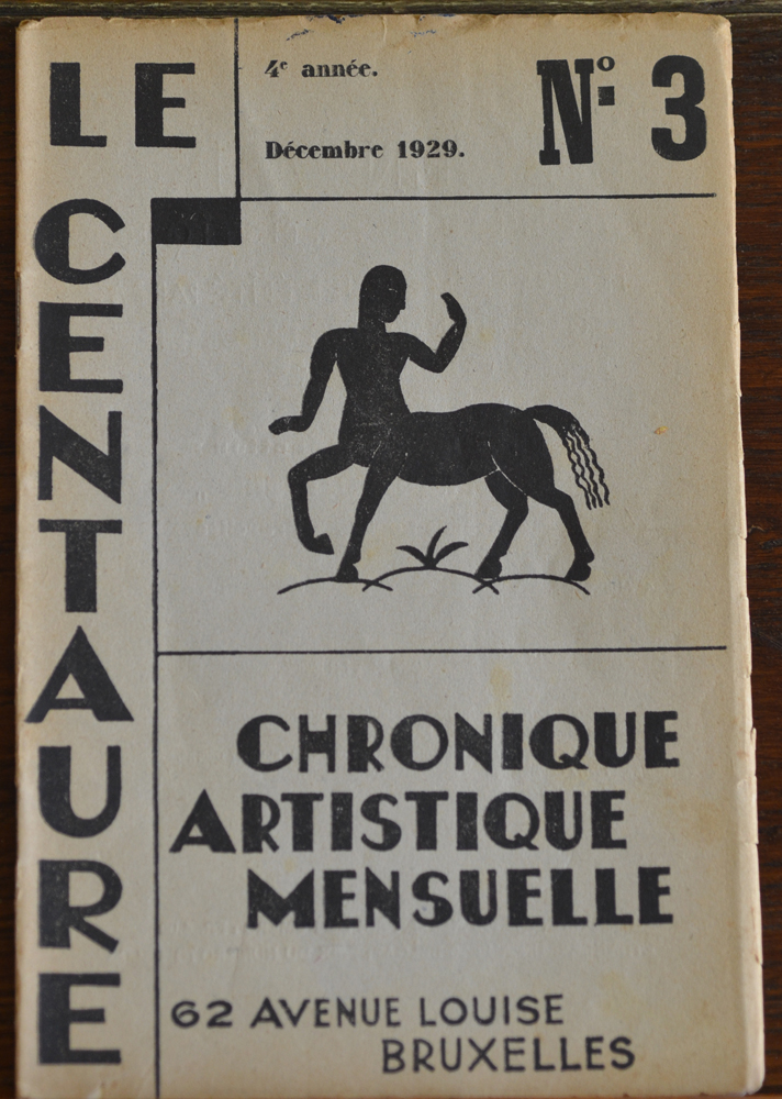 Le Centaure Decembre 1929 — Numero 3 de la 4me annee, complet