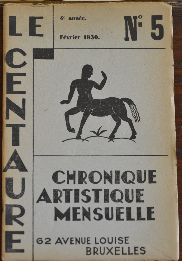 Le Centaure Fevrier 1930 — Numero 5 de la 4me annee, en bon etat.